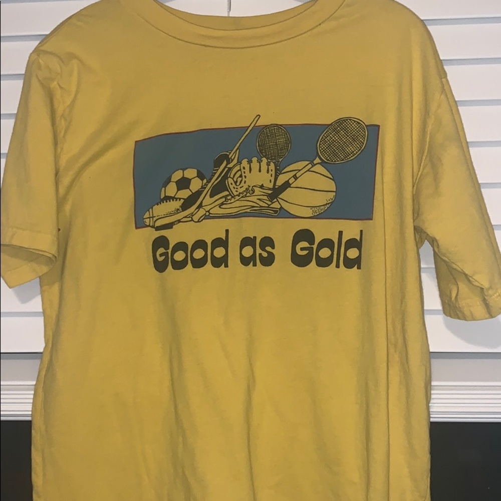 Yellow good as gold shirt
